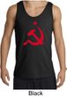 Russian Tank Hammer and Sickle Red Print Adult Tanktop