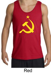 Russian Tank Top Hammer and Sickle USSR Adult Tanktop