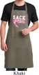 Sack Breast Cancer Full Length Apron with Pockets