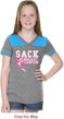 Sack Breast Cancer Girls Football Shirt