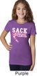 Sack Breast Cancer Girls Shirt