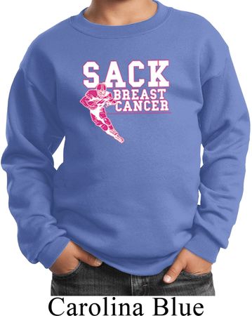 Sack Breast Cancer Kids Sweat Shirt