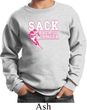 Sack Breast Cancer Kids Sweat Shirt