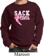 Sack Breast Cancer Kids Sweat Shirt