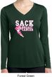 Sack Breast Cancer Ladies Dry Wicking Long Sleeve Shirt