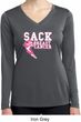 Sack Breast Cancer Ladies Dry Wicking Long Sleeve Shirt