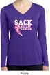 Sack Breast Cancer Ladies Dry Wicking Long Sleeve Shirt