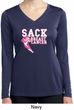 Sack Breast Cancer Ladies Dry Wicking Long Sleeve Shirt
