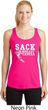 Sack Breast Cancer Ladies Dry Wicking Racerback Tank Top