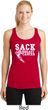 Sack Breast Cancer Ladies Dry Wicking Racerback Tank Top