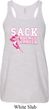 Sack Breast Cancer Ladies Flowy Racerback Tanktop
