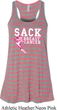 Sack Breast Cancer Ladies Flowy Racerback Tanktop