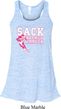 Sack Breast Cancer Ladies Flowy Racerback Tanktop