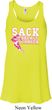 Sack Breast Cancer Ladies Flowy Racerback Tanktop