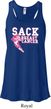 Sack Breast Cancer Ladies Flowy Racerback Tanktop