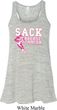 Sack Breast Cancer Ladies Flowy Racerback Tanktop