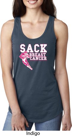 Sack Breast Cancer Ladies Ideal Tank Top