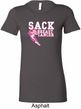 Sack Breast Cancer Ladies Longer Length Shirt