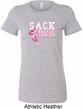 Sack Breast Cancer Ladies Longer Length Shirt
