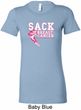 Sack Breast Cancer Ladies Longer Length Shirt