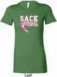 Sack Breast Cancer Ladies Longer Length Shirt