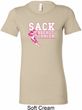 Sack Breast Cancer Ladies Longer Length Shirt