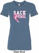 Sack Breast Cancer Ladies Longer Length Shirt