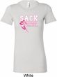Sack Breast Cancer Ladies Longer Length Shirt