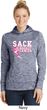 Sack Breast Cancer Ladies Moisture Wicking Hoodie