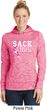 Sack Breast Cancer Ladies Moisture Wicking Hoodie