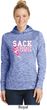 Sack Breast Cancer Ladies Moisture Wicking Hoodie