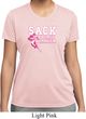 Sack Breast Cancer Ladies Moisture Wicking Shirt