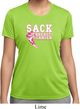 Sack Breast Cancer Ladies Moisture Wicking Shirt