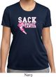 Sack Breast Cancer Ladies Moisture Wicking Shirt