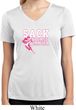 Sack Breast Cancer Ladies Moisture Wicking V-neck Shirt
