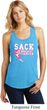 Sack Breast Cancer Ladies Racerback Tank Top