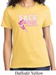 Sack Breast Cancer Ladies Shirt