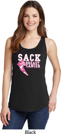 Sack Breast Cancer Ladies Tank Top