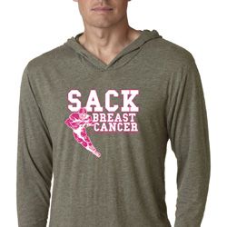 Sack Breast Cancer Lightweight Hoodie Shirt