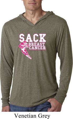 Sack Breast Cancer Lightweight Hoodie Shirt