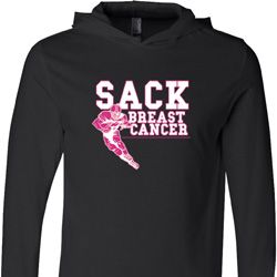Sack Breast Cancer Lightweight Hoodie Tee