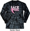 Sack Breast Cancer Long Sleeve Tie Dye Shirt