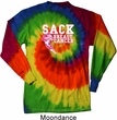 Sack Breast Cancer Long Sleeve Tie Dye Shirt