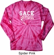 Sack Breast Cancer Long Sleeve Tie Dye Shirt