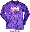 Sack Breast Cancer Long Sleeve Tie Dye Shirt
