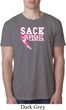 Sack Breast Cancer Mens Burnout Shirt