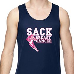 Sack Breast Cancer Mens Moisture Wicking Tanktop