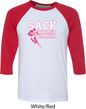 Sack Breast Cancer Mens Raglan Shirt