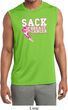 Sack Breast Cancer Mens Sleeveless Moisture Wicking Shirt