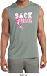 Sack Breast Cancer Mens Sleeveless Moisture Wicking Shirt